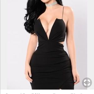 Black Fashion nova dress